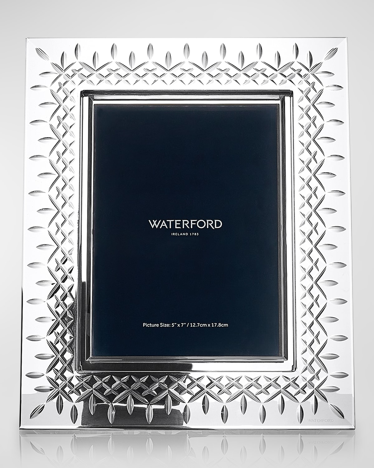 Waterford Crystal Lismore Photo Frame, 5" X 7" In Green