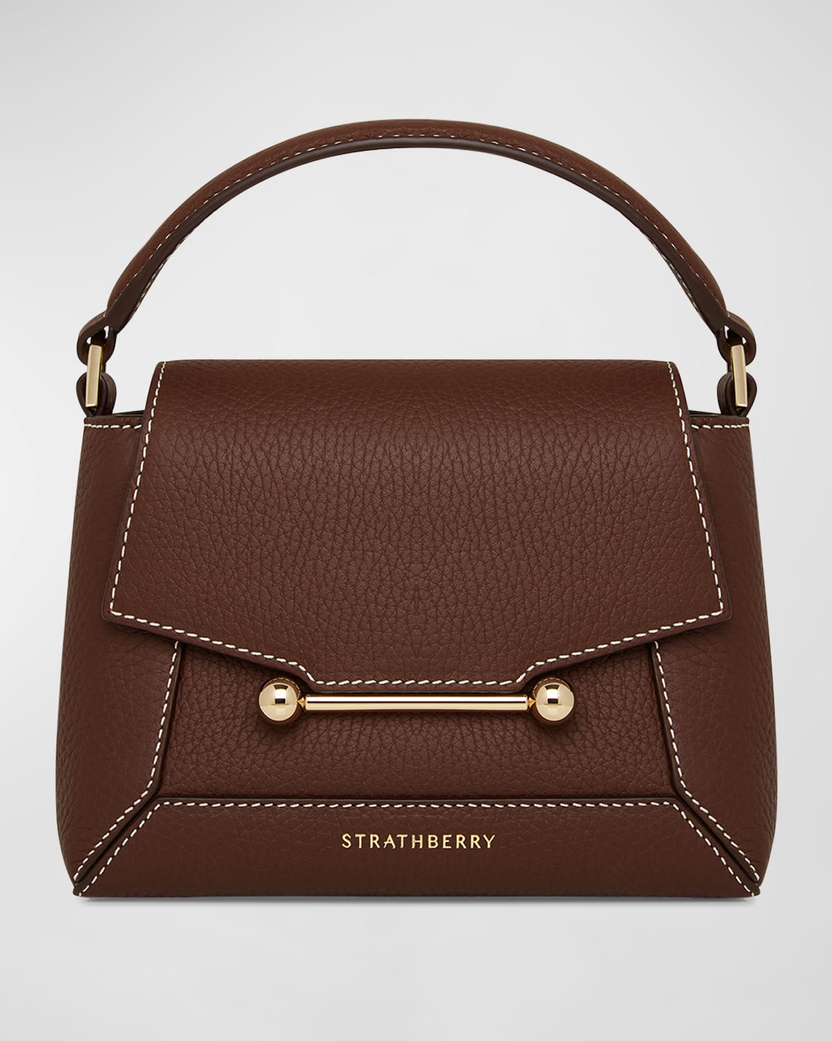 Mosaic Nano Leather Top-Handle Bag