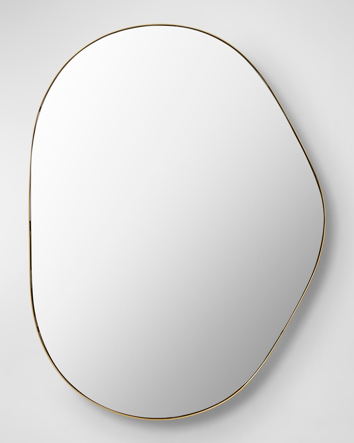 Surya Rugs Aamnah 40" Free-form Wall Mirror, Gold In Gold