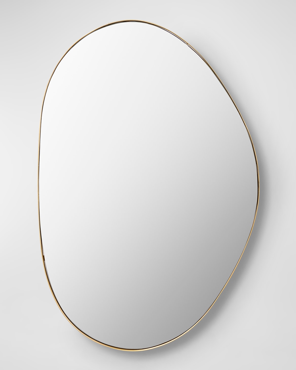 Surya Rugs Aamnah 36" Free-form Wall Mirror, Gold In Gold