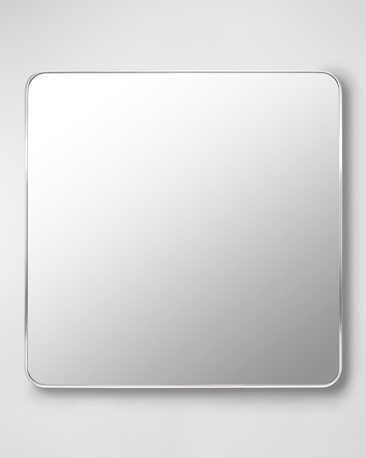 Surya Rugs Aranya 32" Square Wall Mirror, Silver In Silver