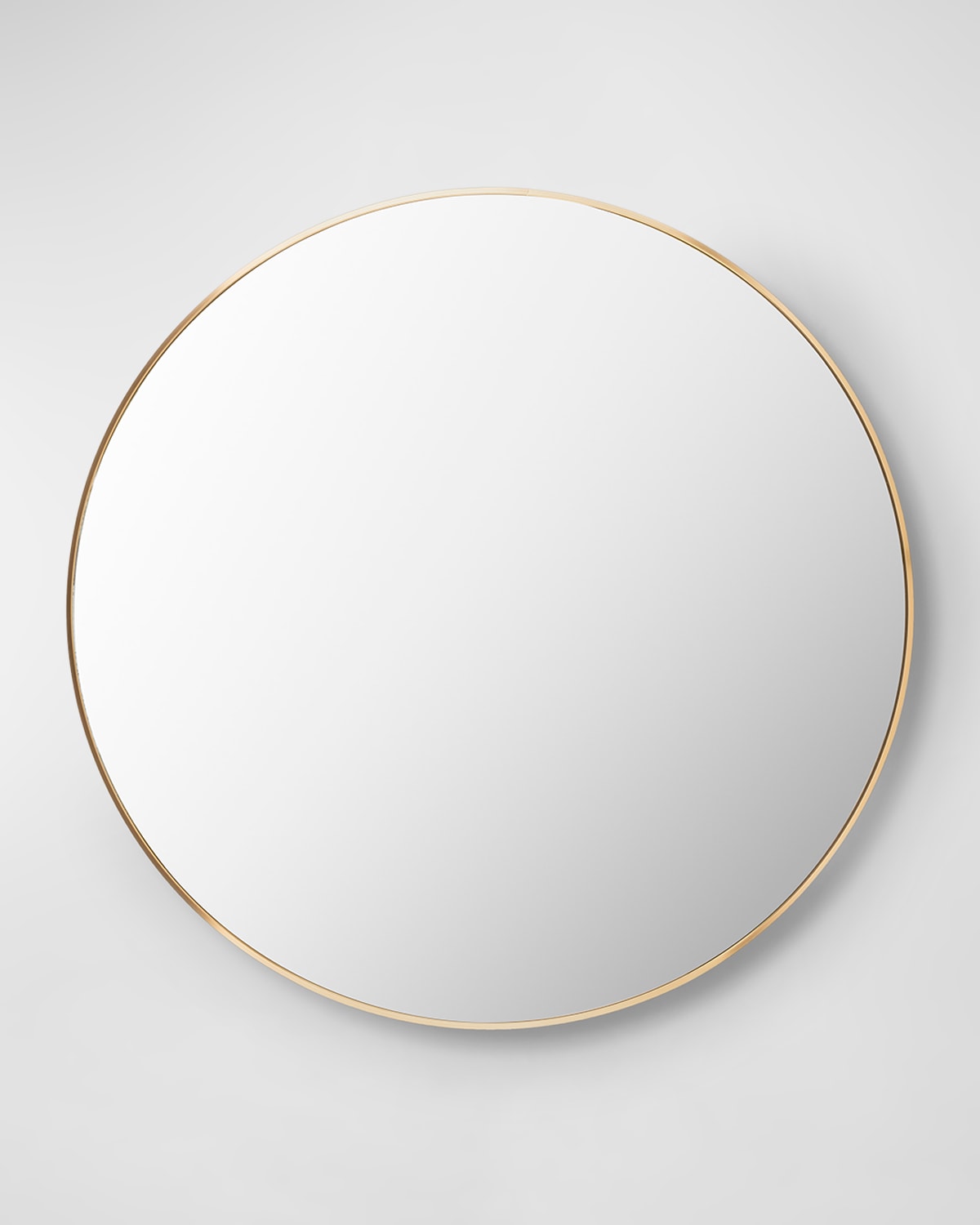 Surya Rugs Aranya 36" Round Wall Mirror, Gold In Gold