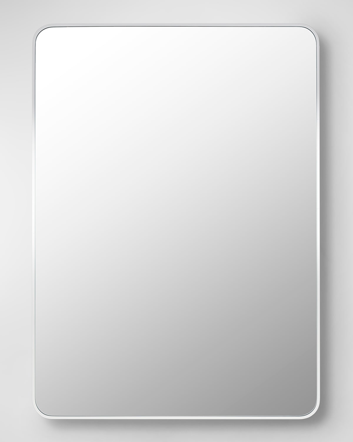 Surya Rugs Aranya 41" Rectangle Wall Mirror, White In White