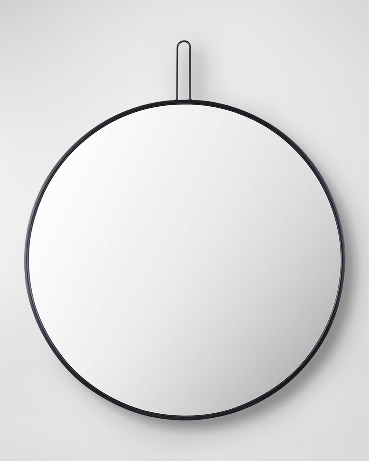 Surya Rugs Athanasia Black Round Mirror In Black