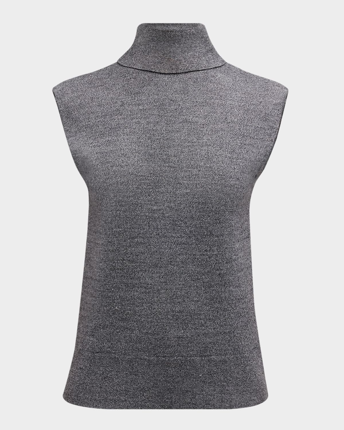 Contro Turtleneck Knit Vest