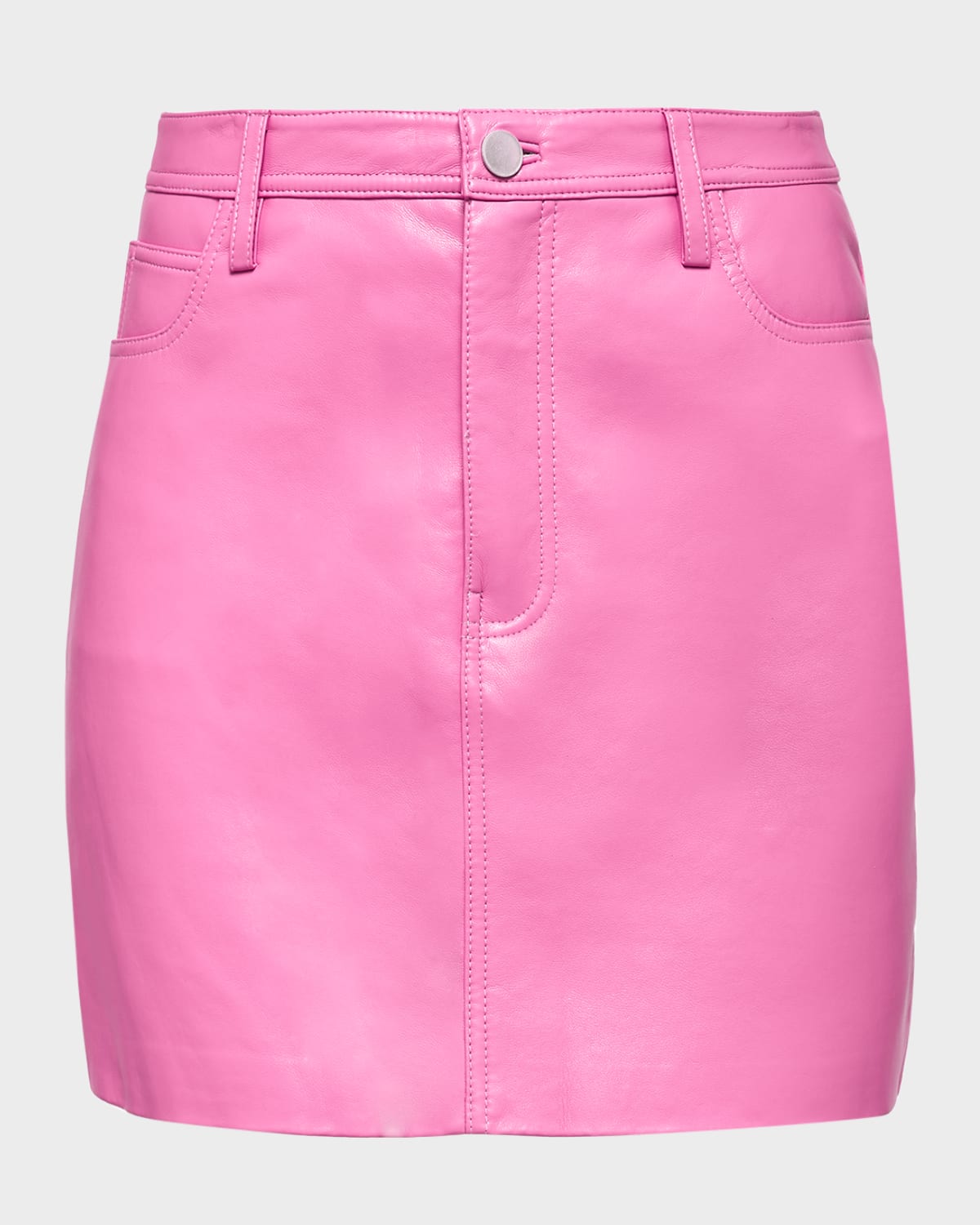 Dixie Recycled Leather Mini Skirt