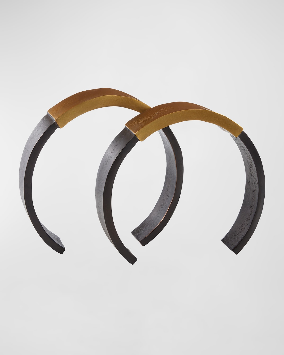 Arteriors Calum Sculptures, Set Of 2 In Gold