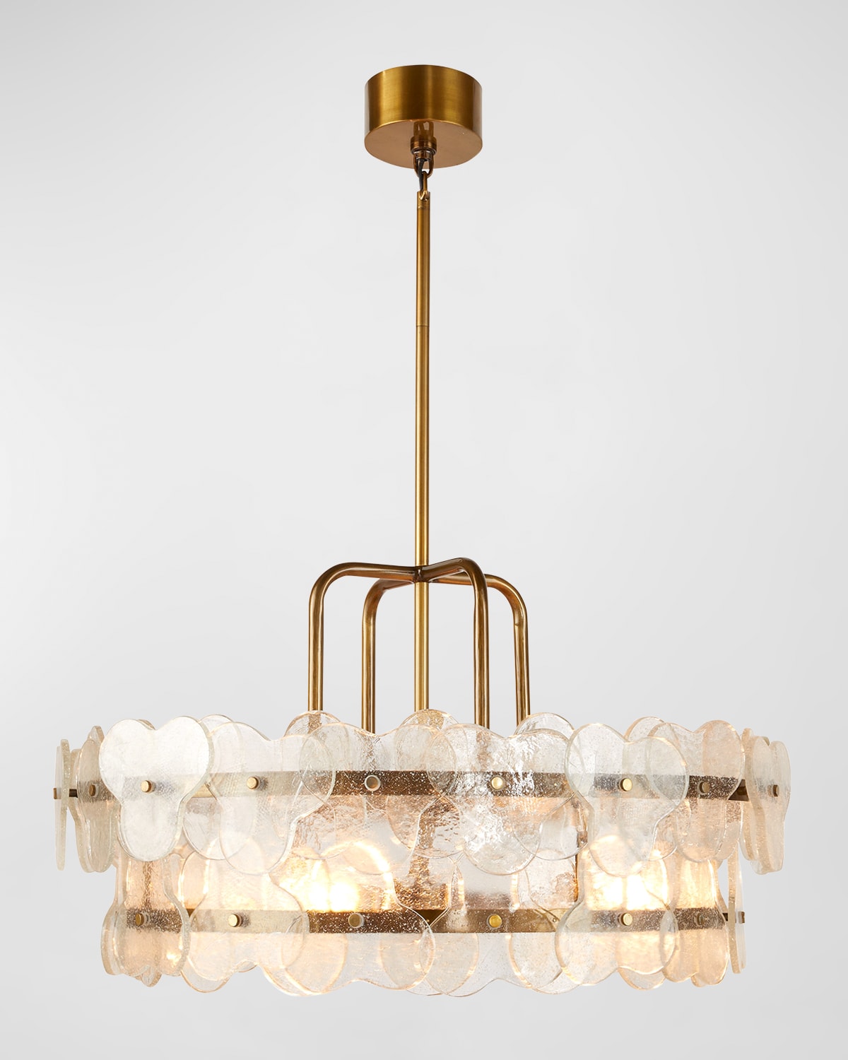 Arteriors Cascade 35" 4-light Chandelier In Clear