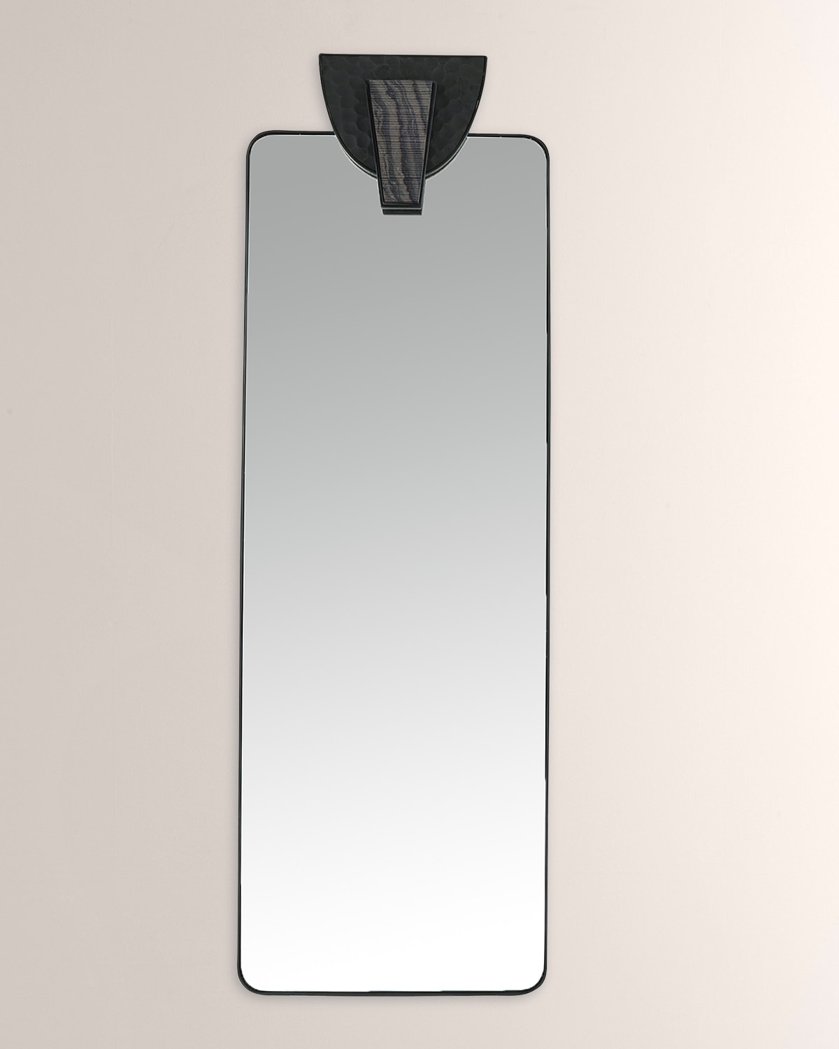 Arteriors Copperhead 80" Floor Mirror In Black