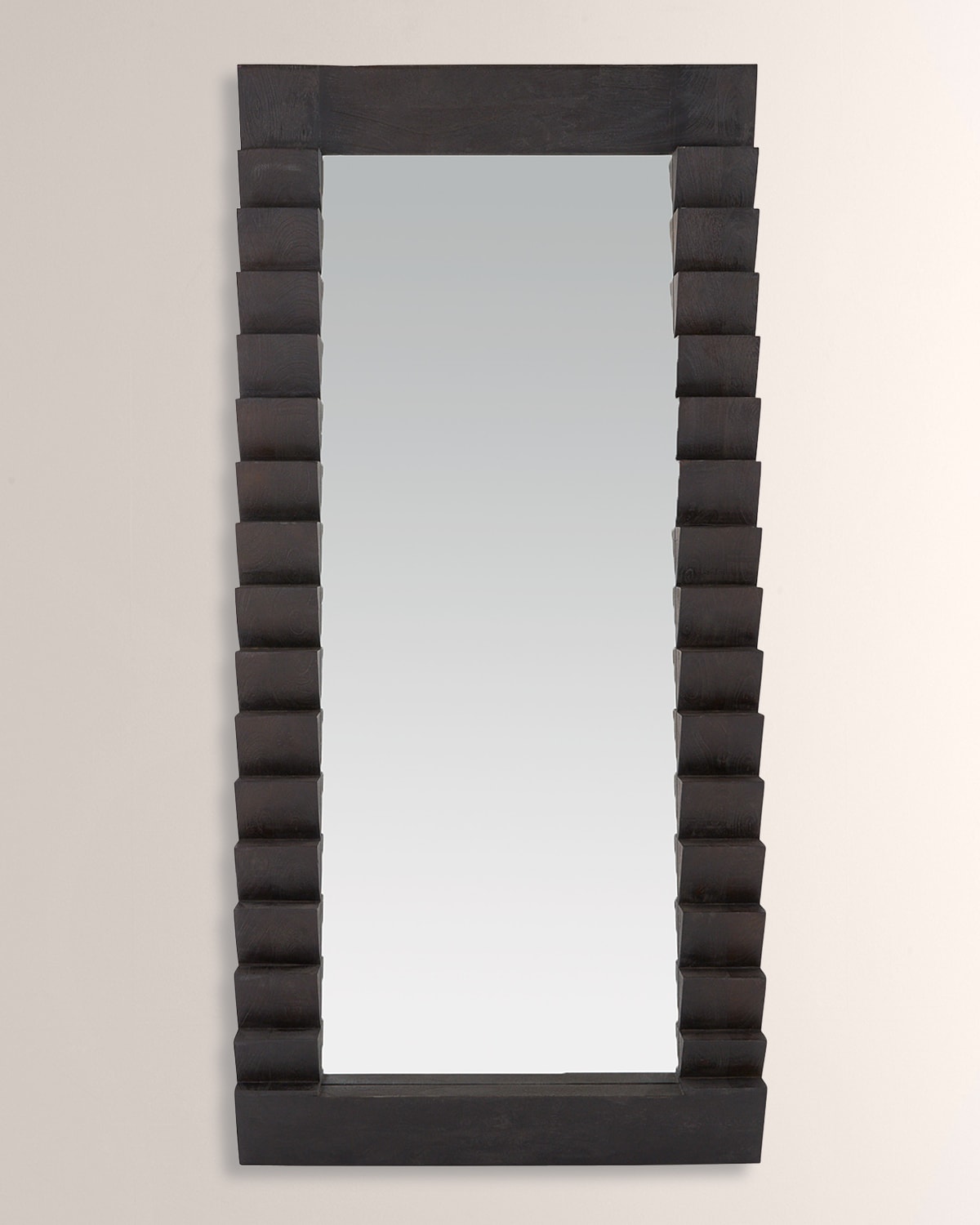 Arteriors Elkins 81" Floor Mirror In Black
