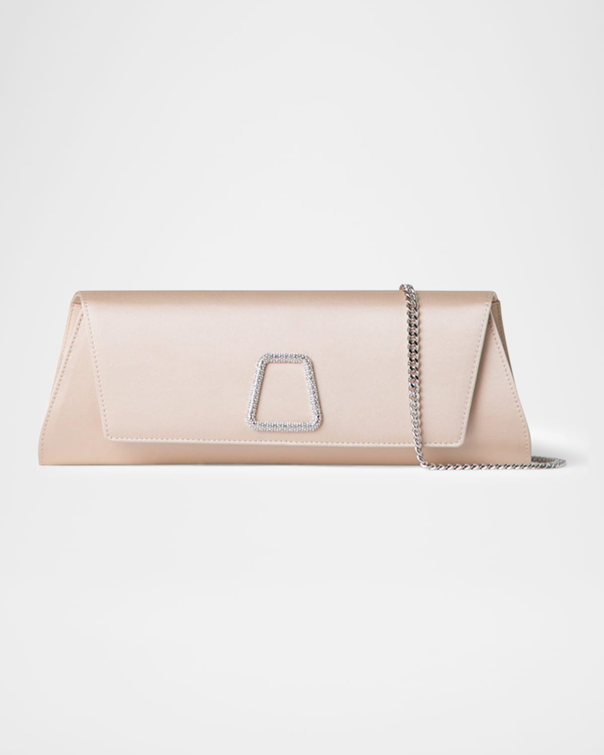 Anouk Small Satin Clutch Bag