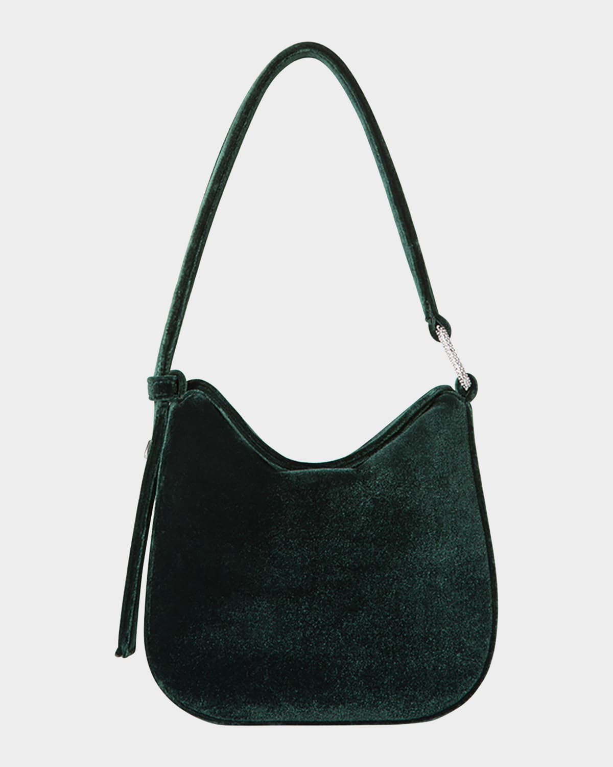 AKRIS ANNA MINI VELVET HOBO BAG 