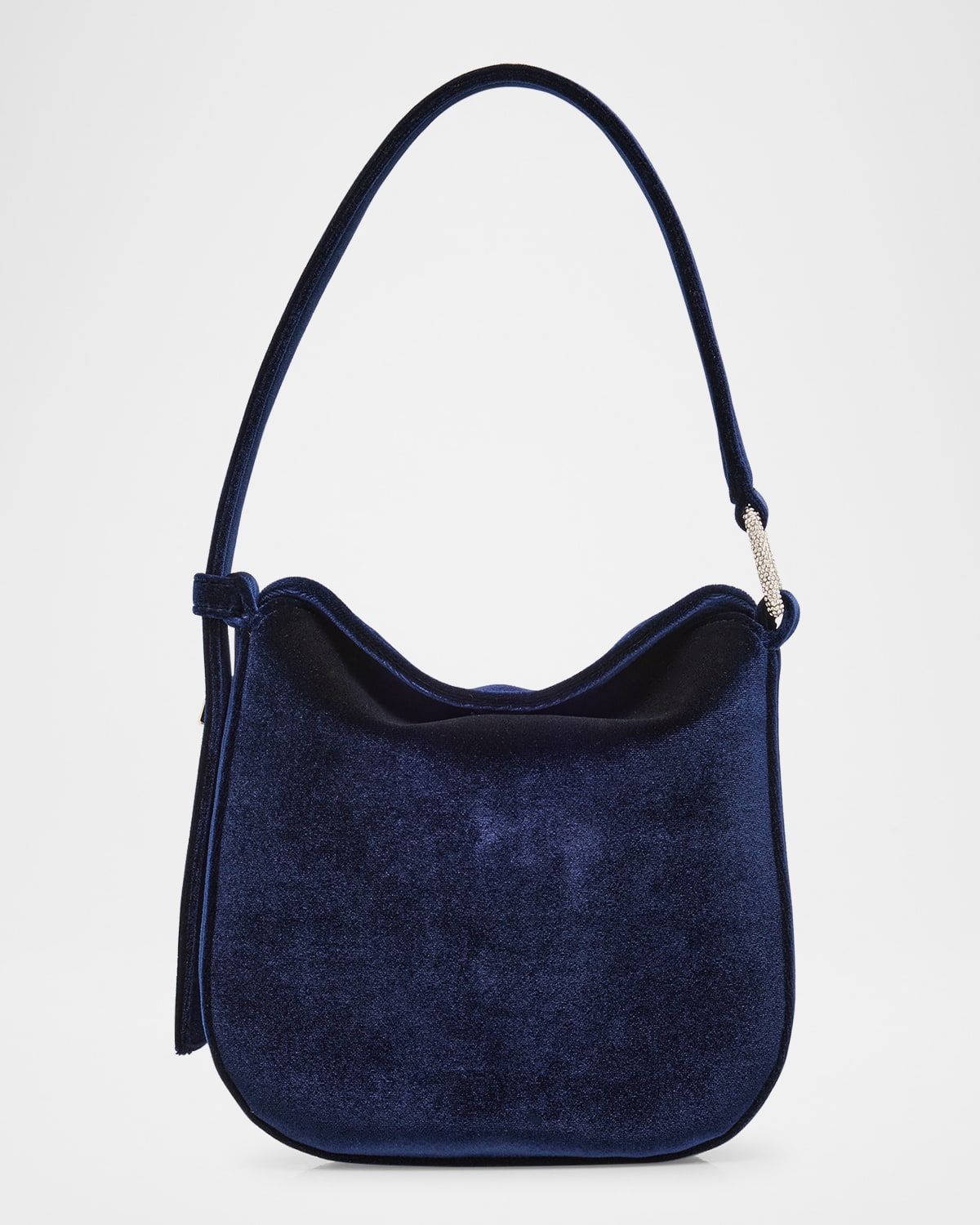 AKRIS ANNA MINI VELVET HOBO BAG 