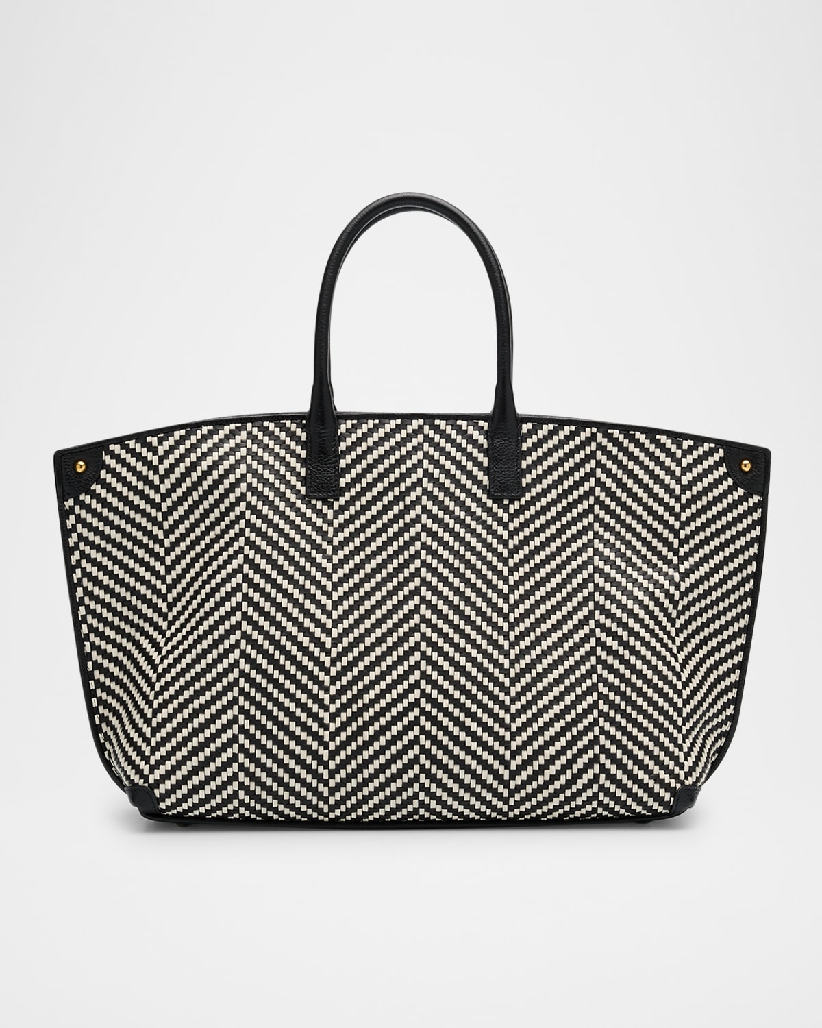 AKRIS AI SMALL BRAIDED LEATHER SHOULDER BAG 