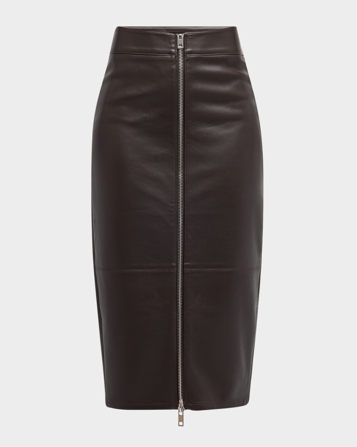 Millicent Vegan Leather Midi Skirt