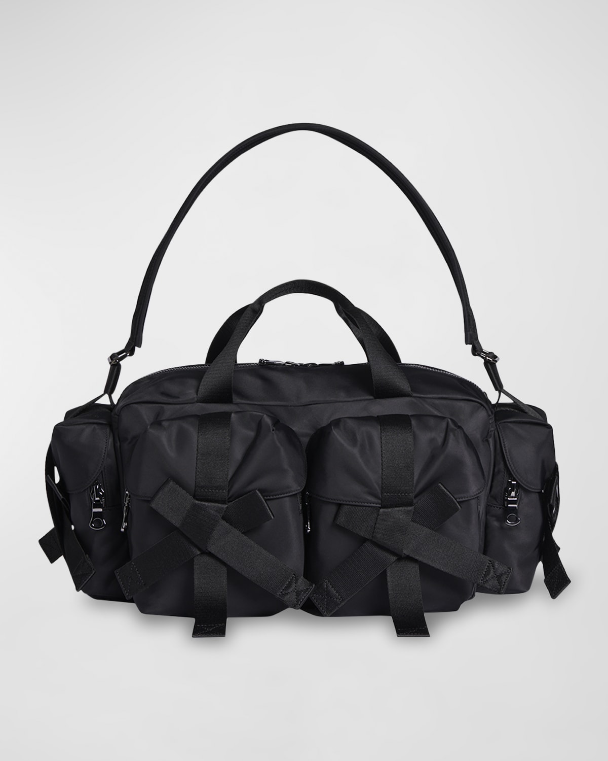 SIMONE ROCHA UTILITY BOW POCKET TRAVEL SHOULDER BAG 