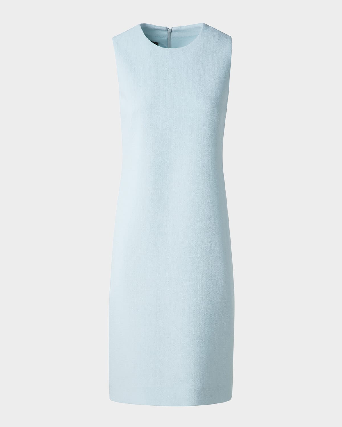 Akris Sleeveless Wool Crepe Double-Face Sheath Dress