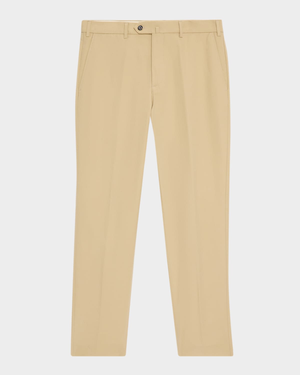 Loro Piana Men's Carlo Hyannis Straight Cotton Trousers In Neutral