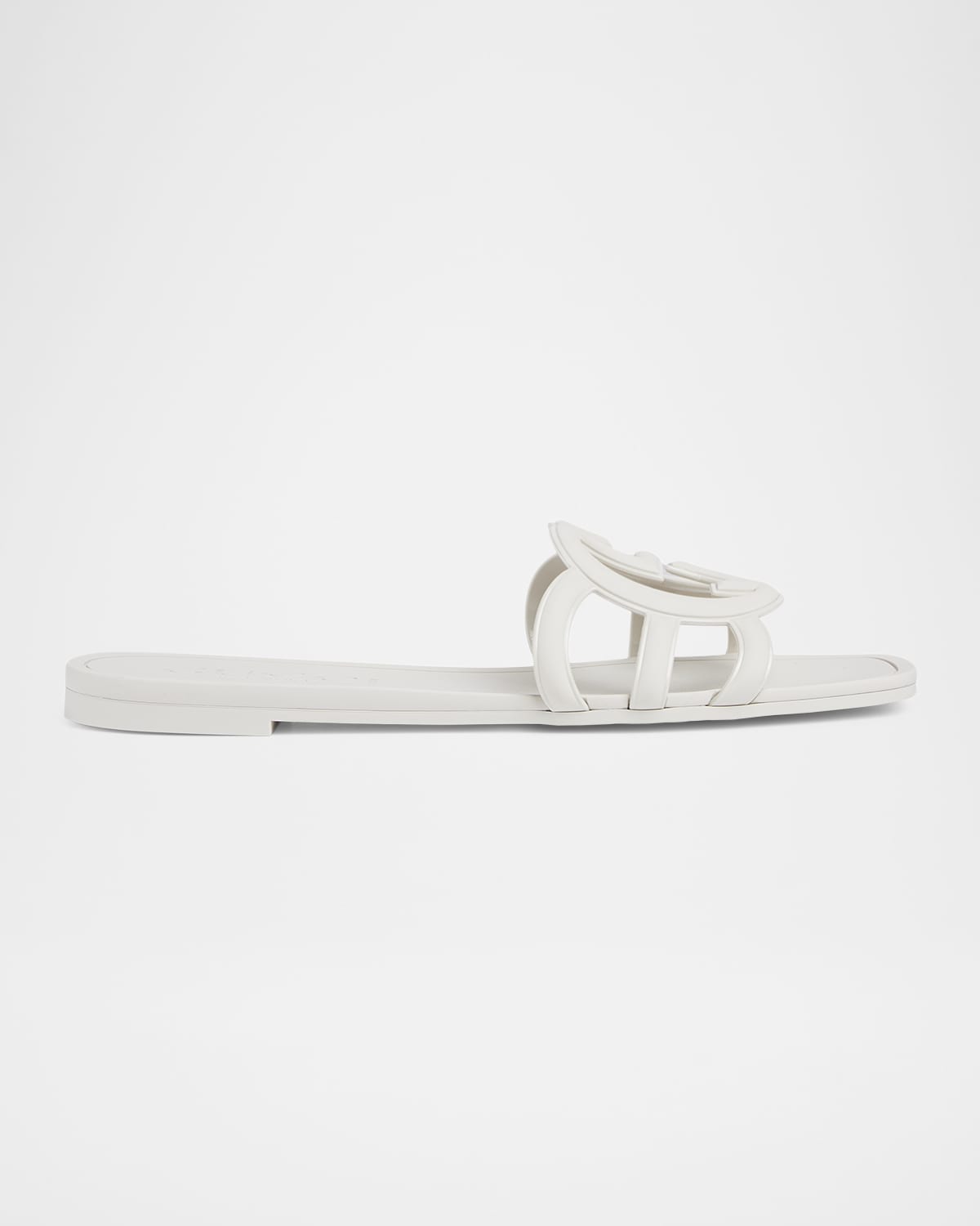 Palma GG Rubber Flat Slide Sandals