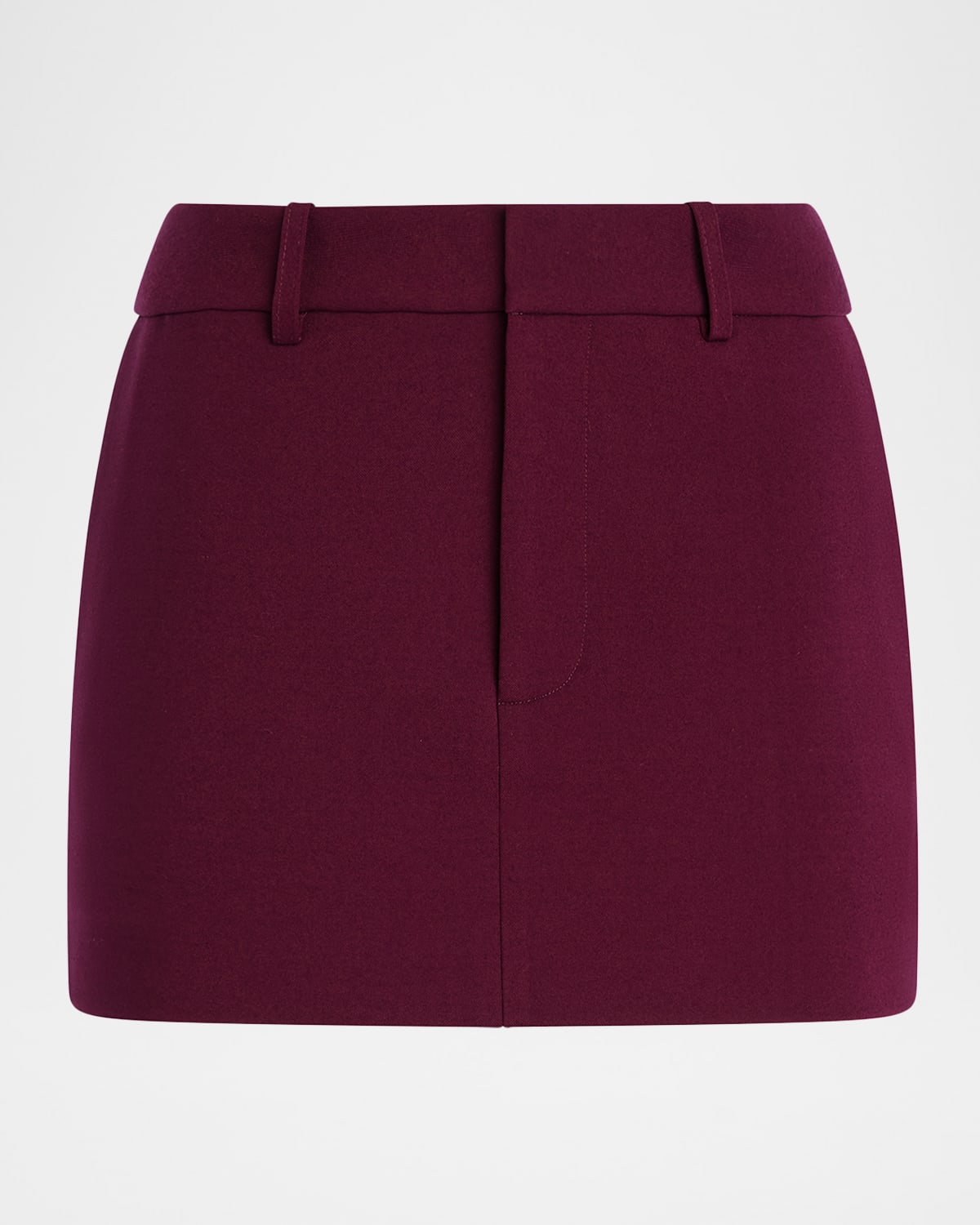 Ser.o.ya Lillith Mini Skirt In Burgundy