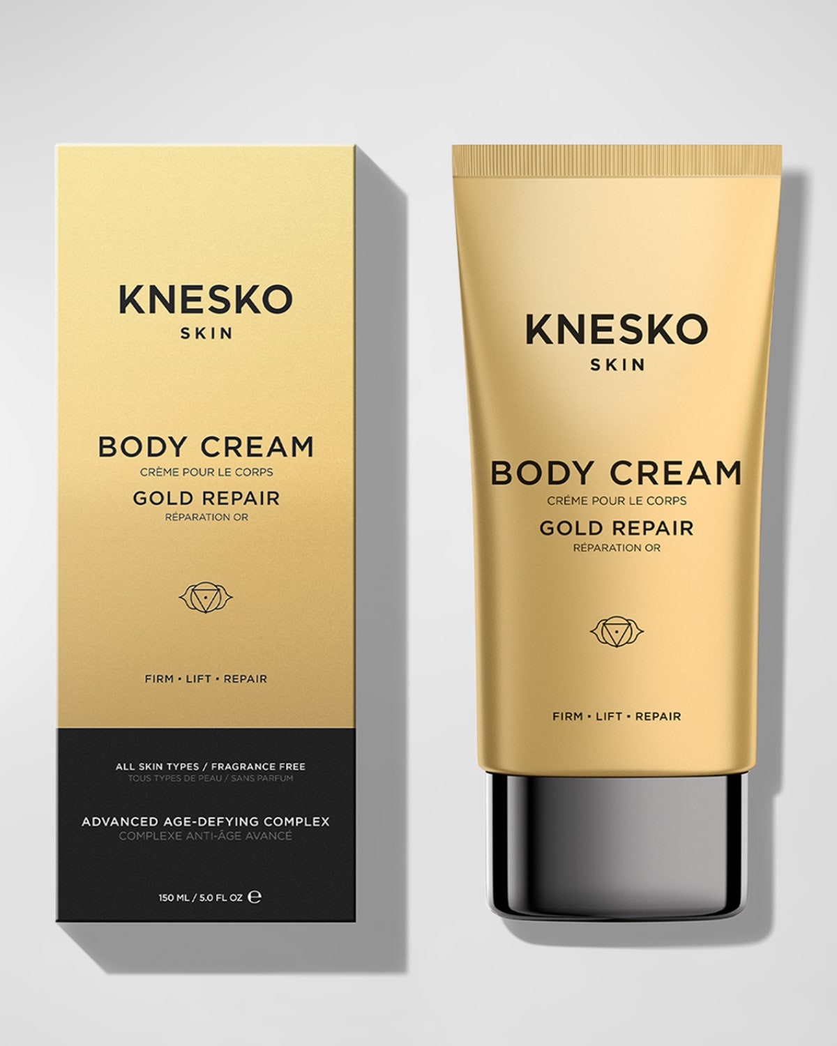 Knesko Skin Gold Repair Body Cream, 5 Oz. In White