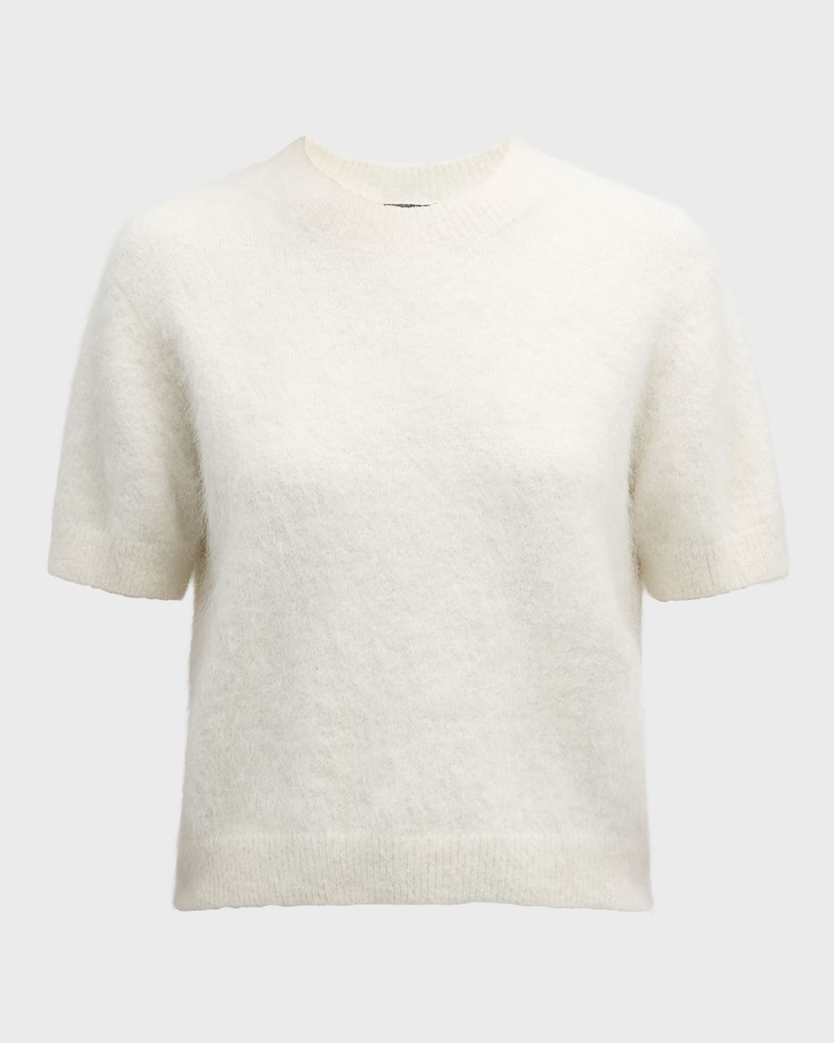 Rails Briar Short Sleeve Crewneck Sweater In White