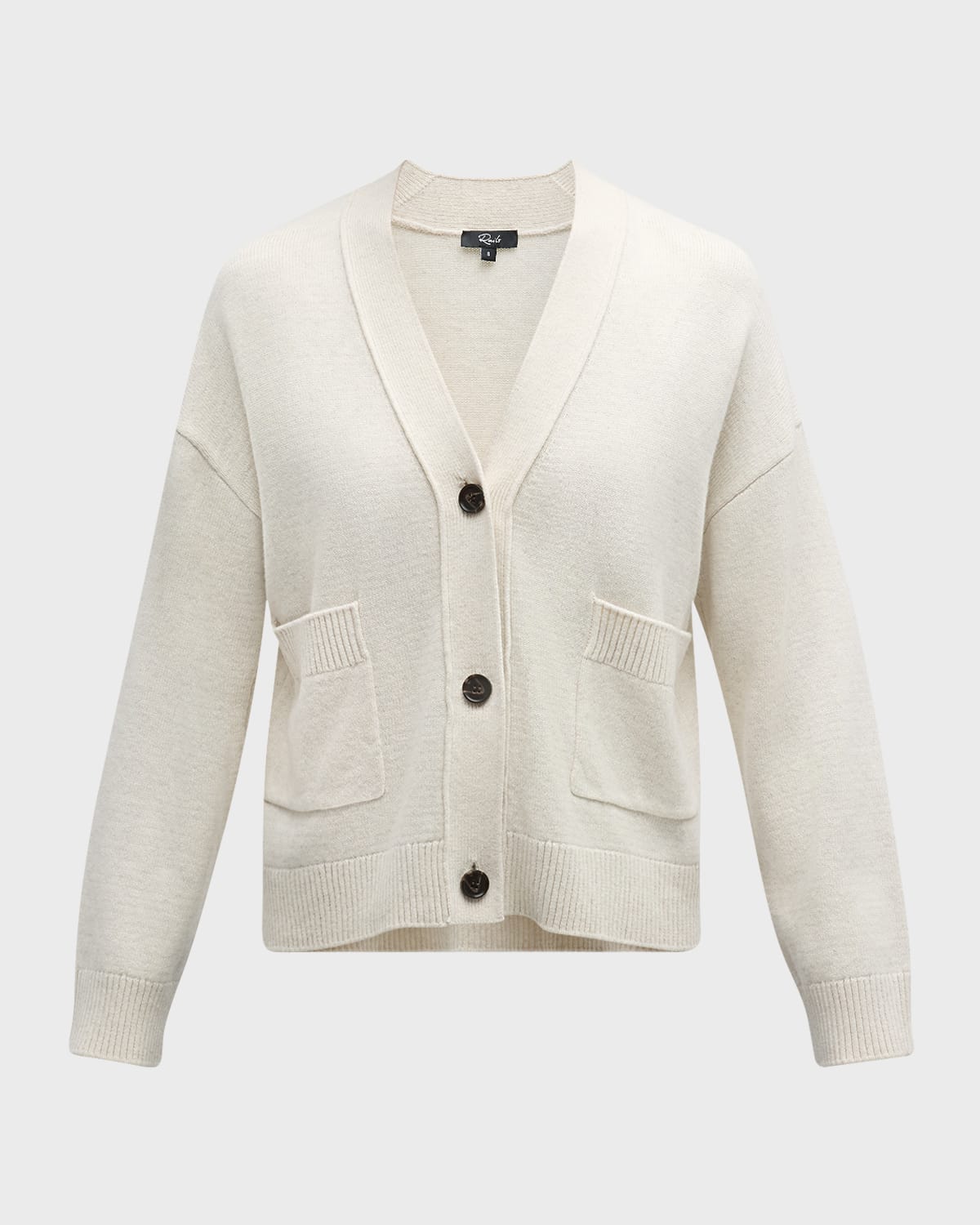Lindi Wool Cashmere V-Neck Cardigan
