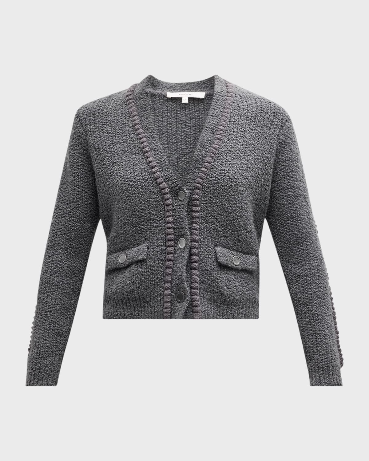 Double Pocket Cropped Caridgan