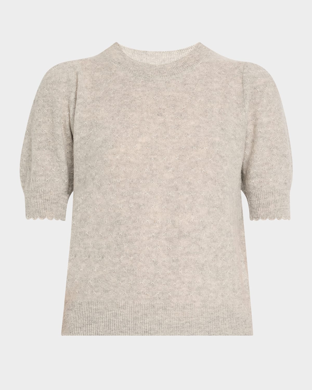 Frame Cashmere Puff-sleeve Sweater