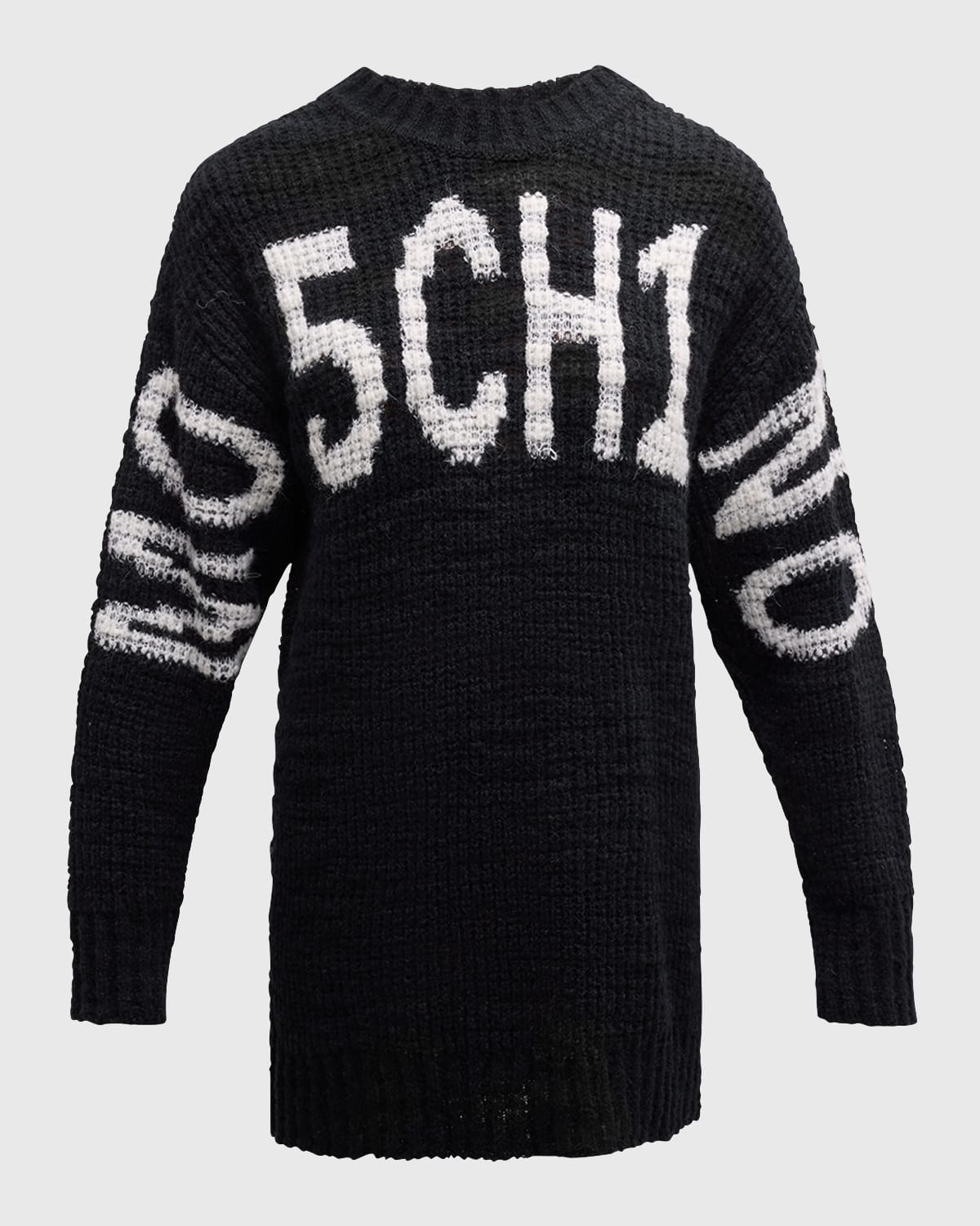 Moschino Jeans Mini Dress In Multi Black