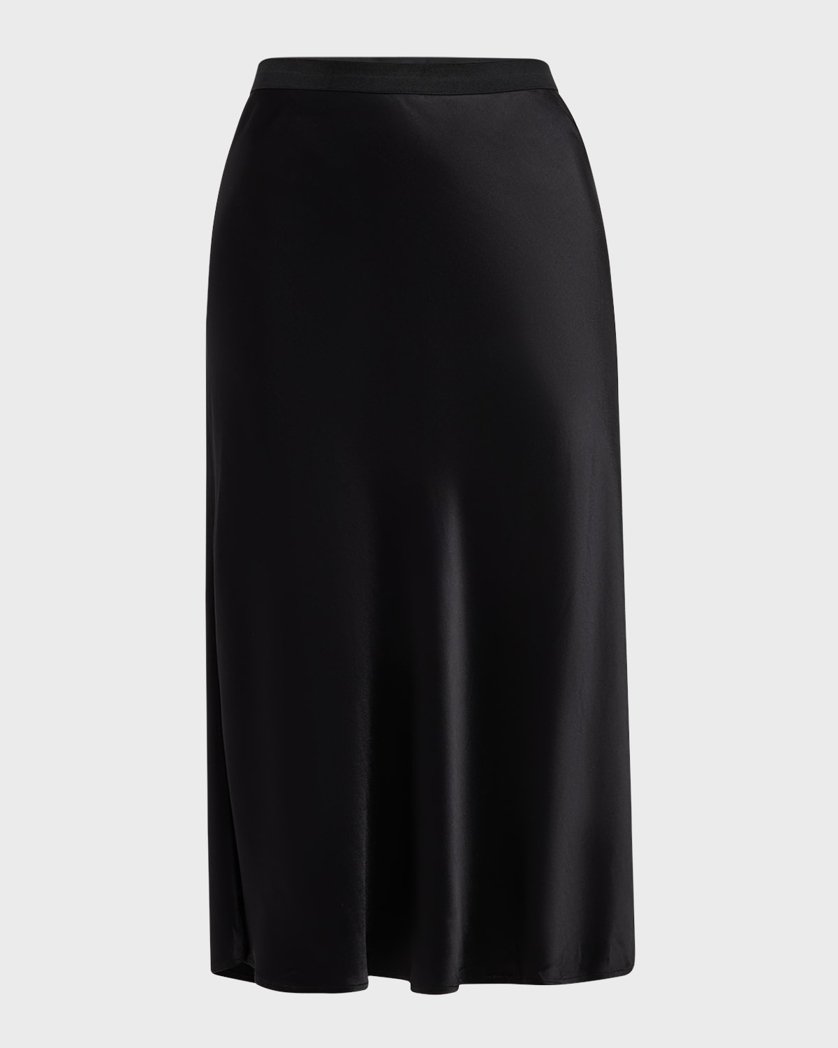Anya Satin Midi Skirt