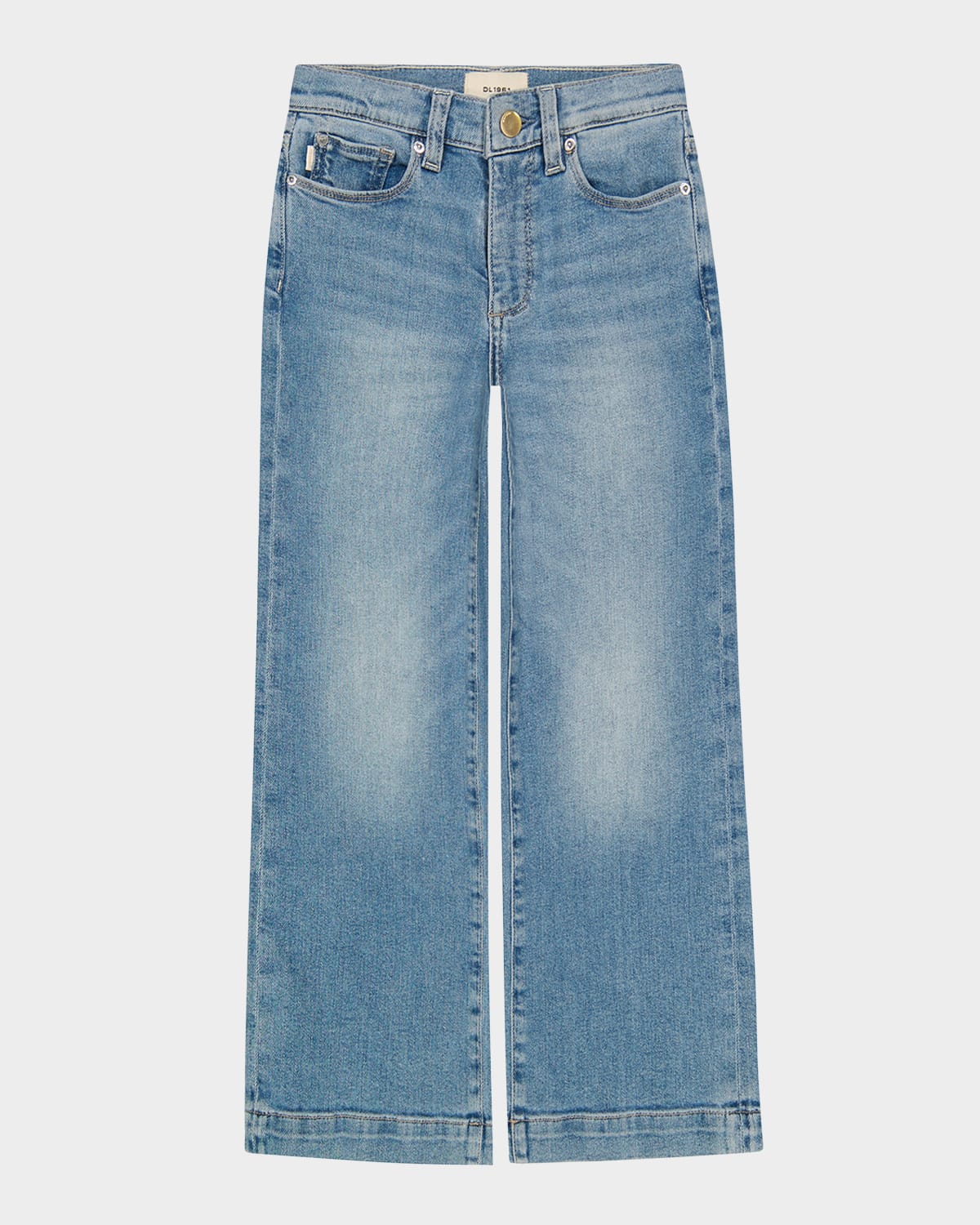 Dl1961 Girl's Lily Wide Leg Jeans In Ravello