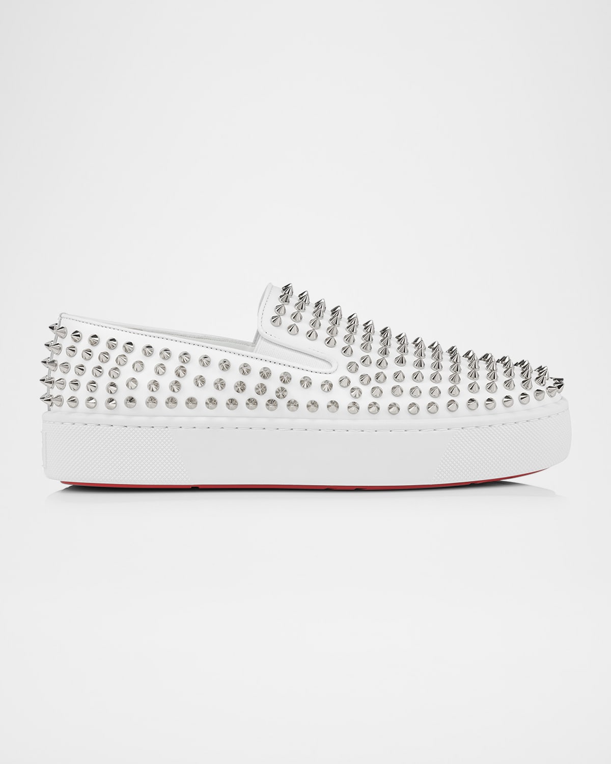 Silver red bottoms mens on sale