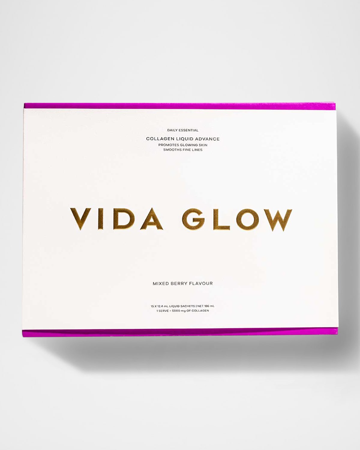 Vida Glow Mixed Berry Collagen Liquid Advance, 15 Servings
