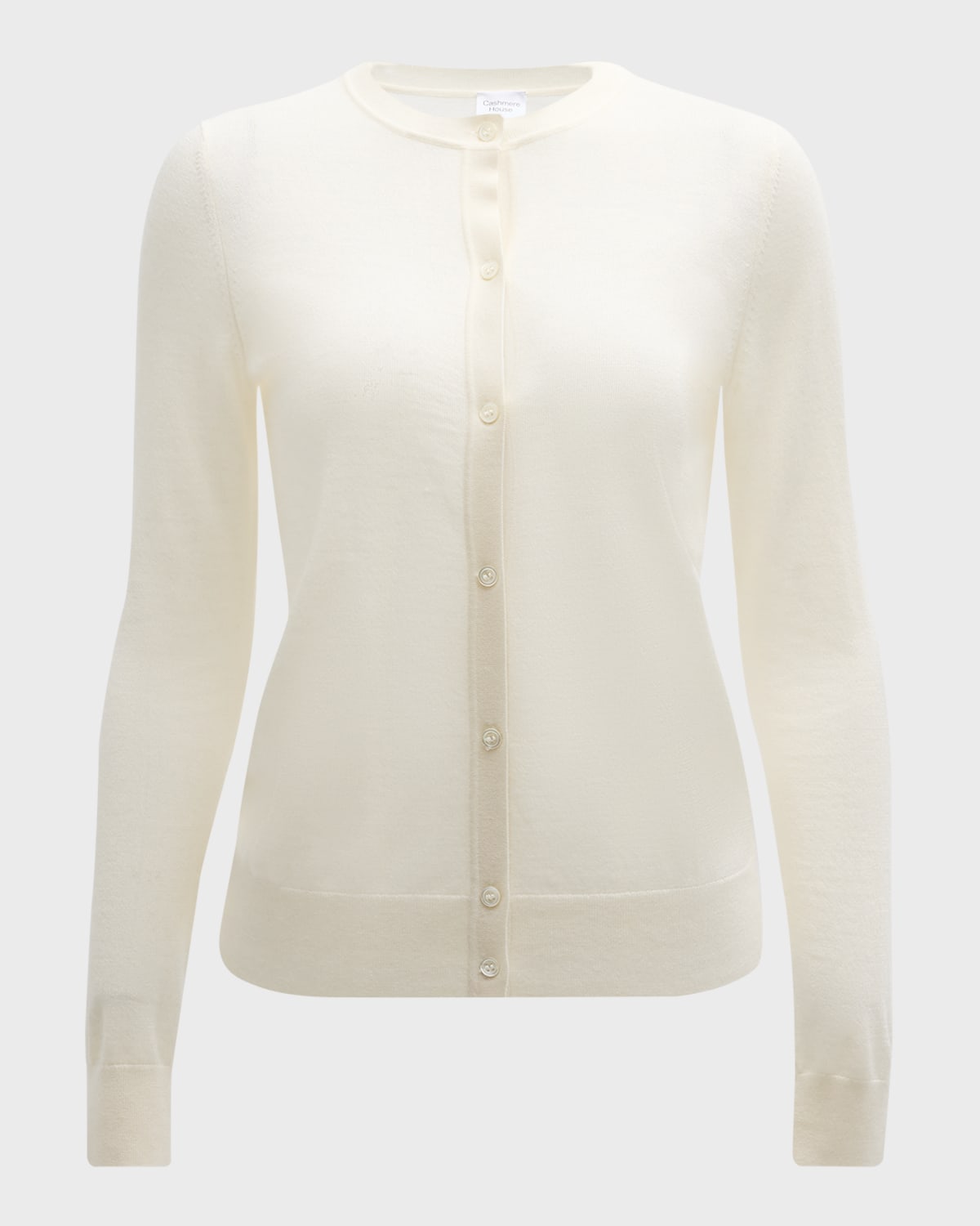 Cashmere Crewneck Cardigan