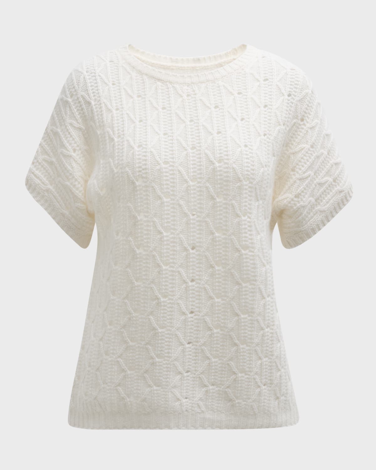 Cashmere Cable Weave Vest