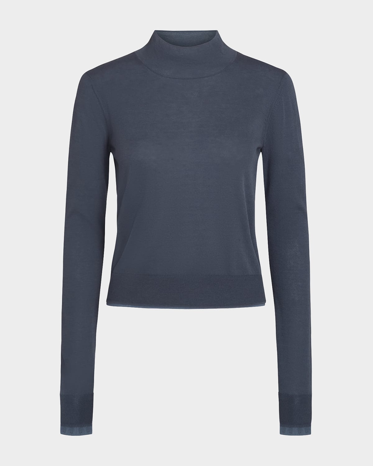 Double-Layer Turtleneck T-Shirt