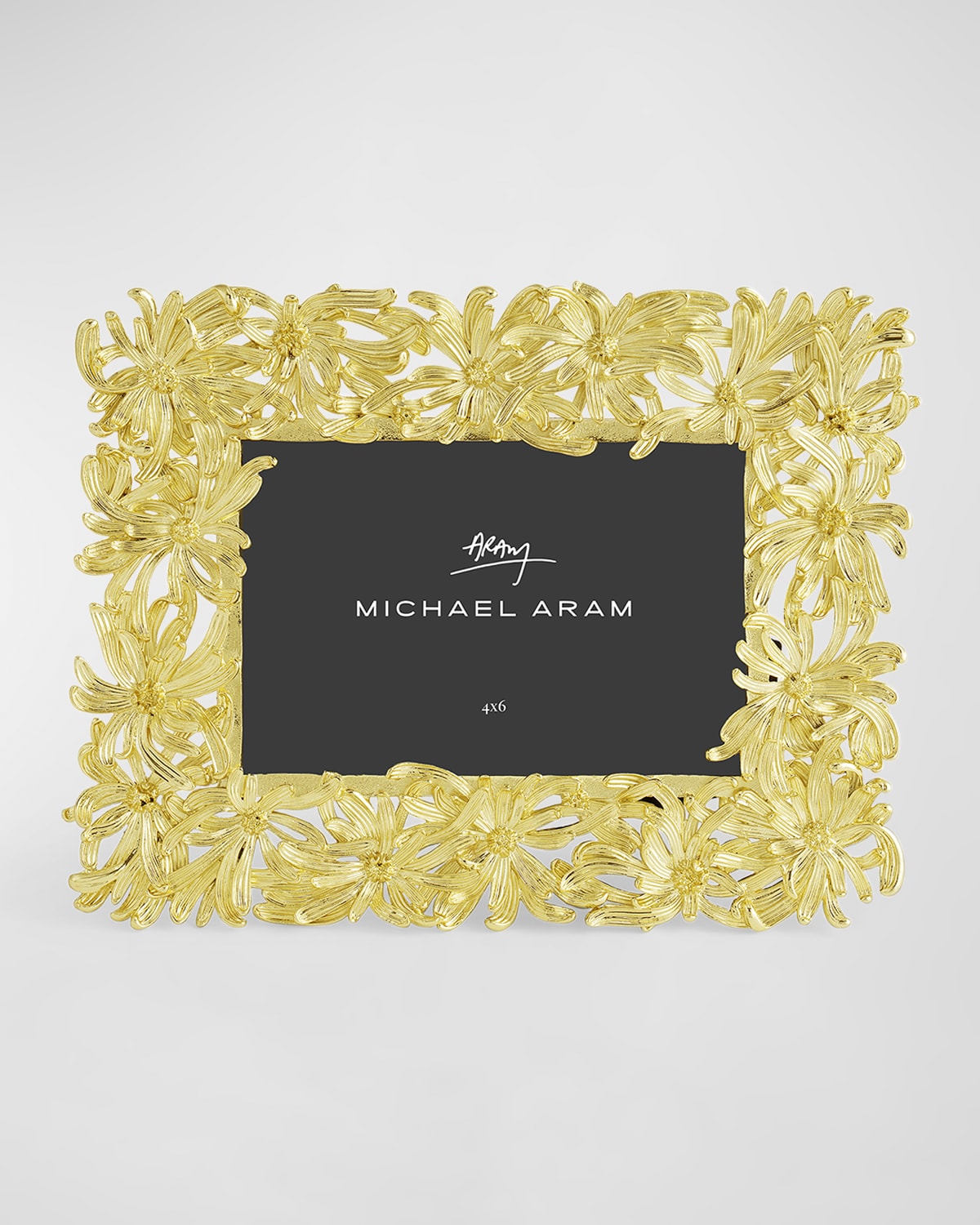 Michael Aram Dahlia Picture Frame, 4" X 6" In Gold