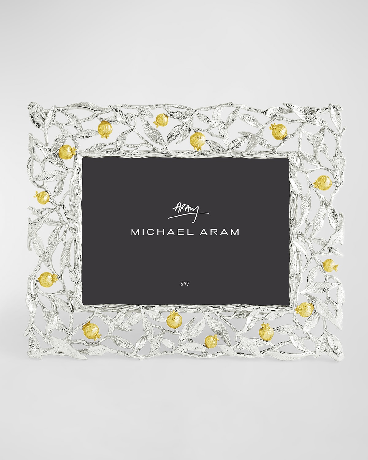 Michael Aram Pomegranate Silver & Gold Picture Frame, 5" X 7" In Silver And Gold
