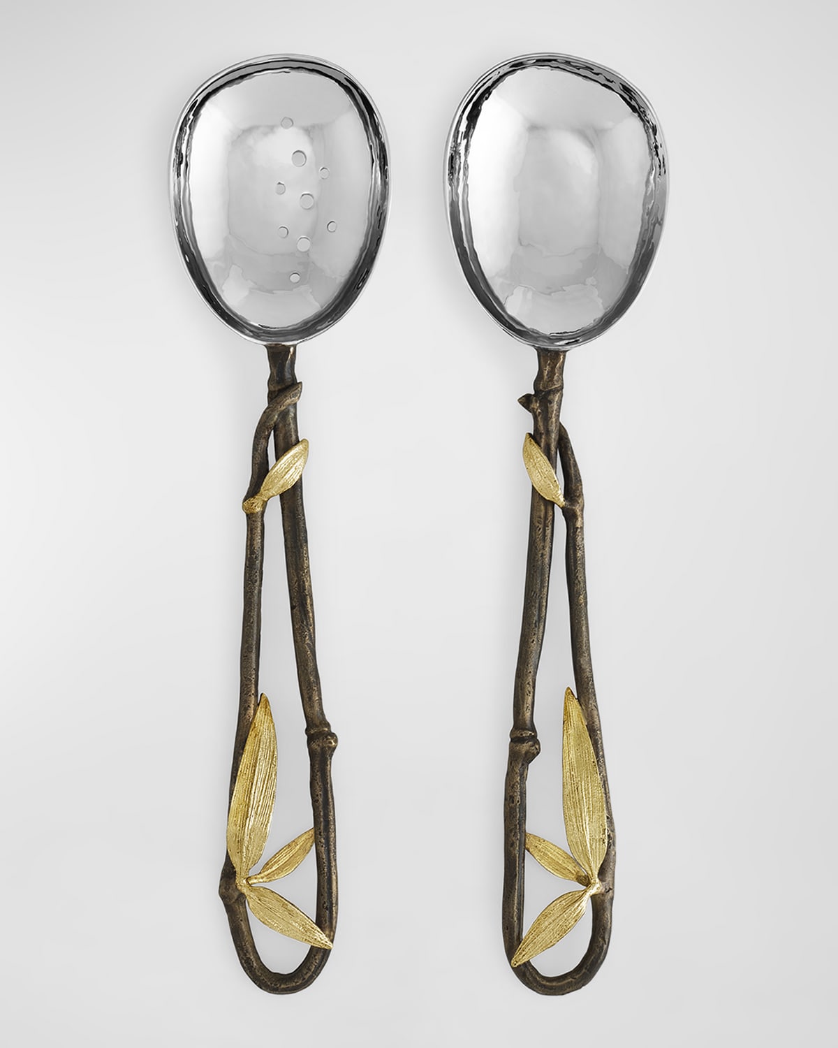 Michael Aram Zen Garden Serving Set In Silver