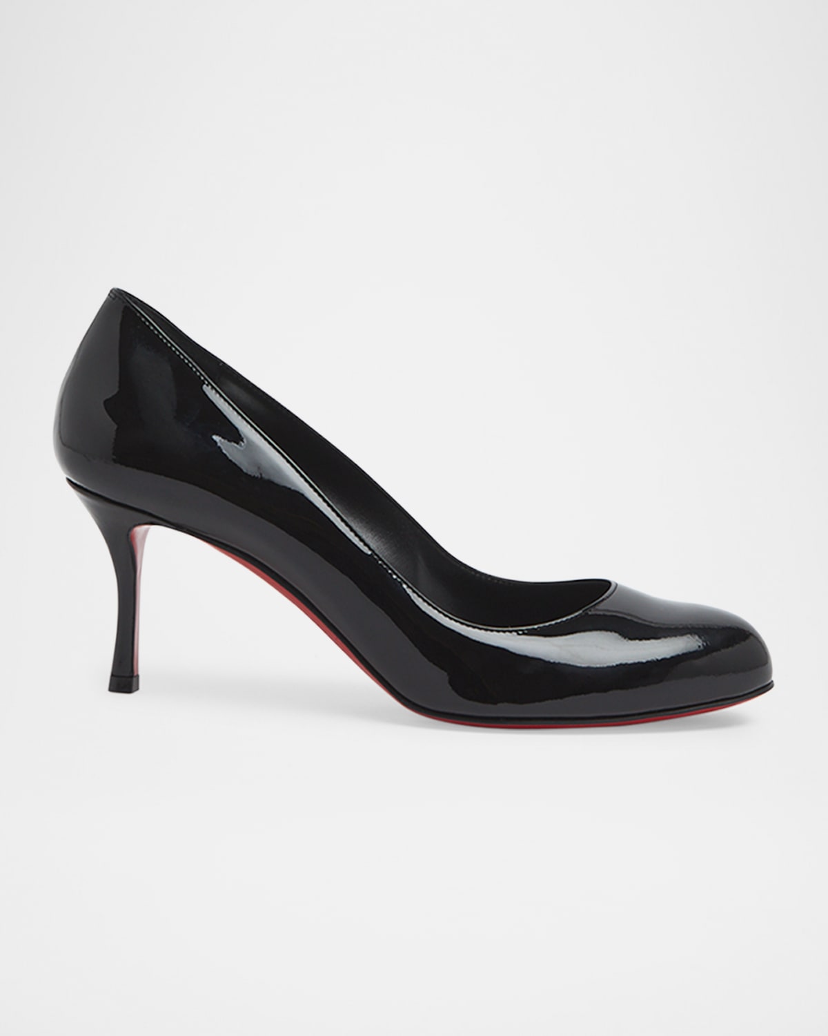 CHRISTIAN LOUBOUTIN DOLLY PATENT RED SOLE PUMPS 