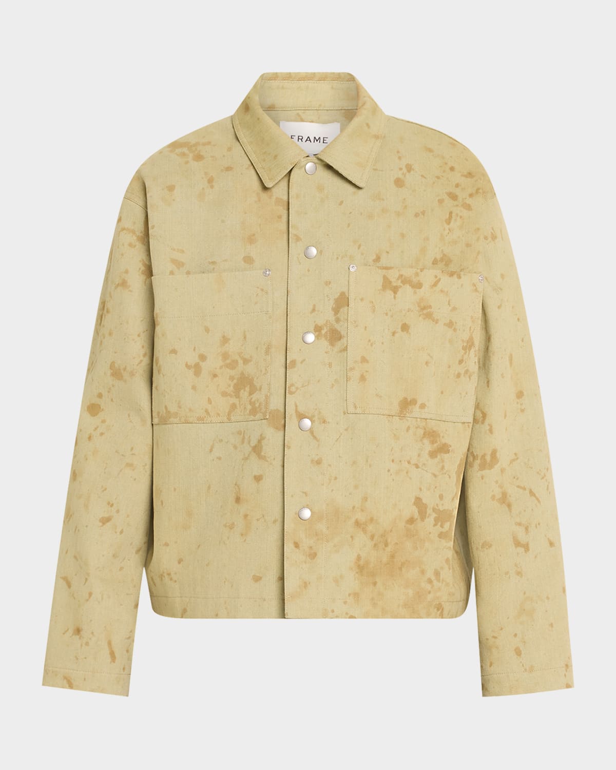 Men's Painted Denim Overshirt