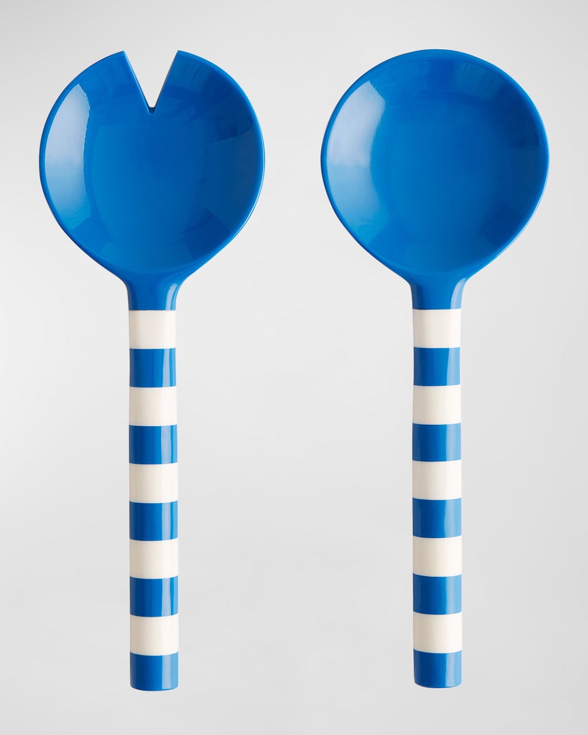 Jonathan Adler Cabana Salad Serving Set In Blue