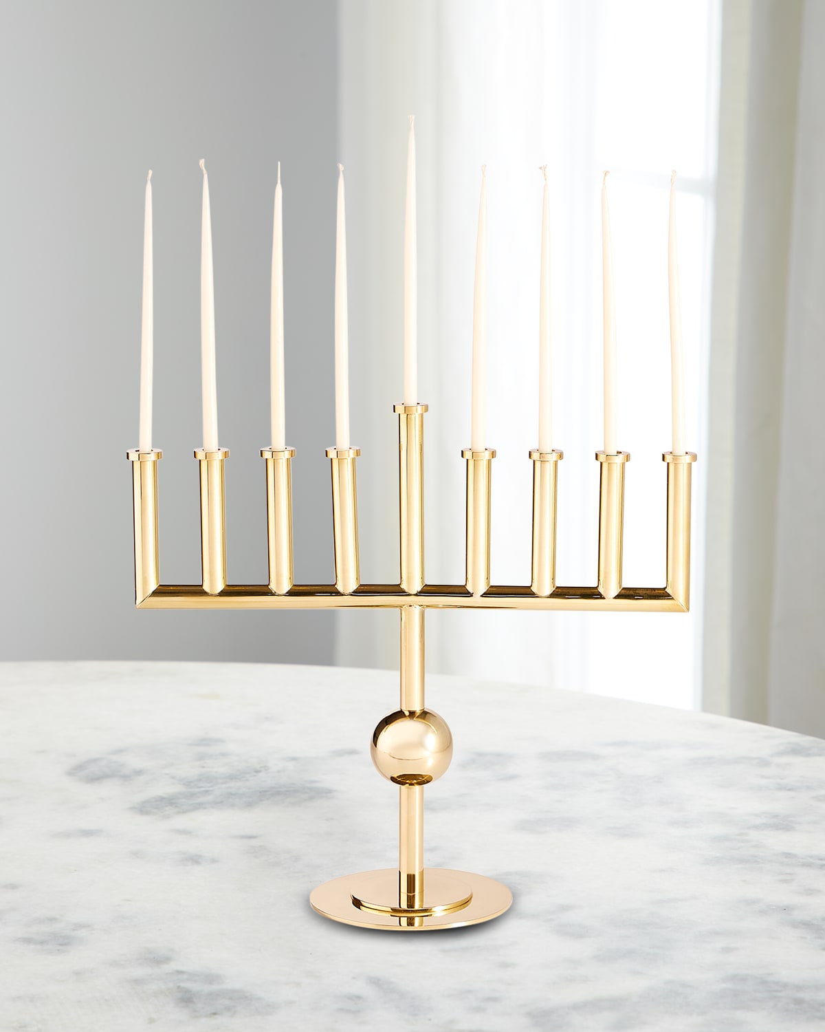 Jonathan Adler Vienna Brass Menorah In Brass