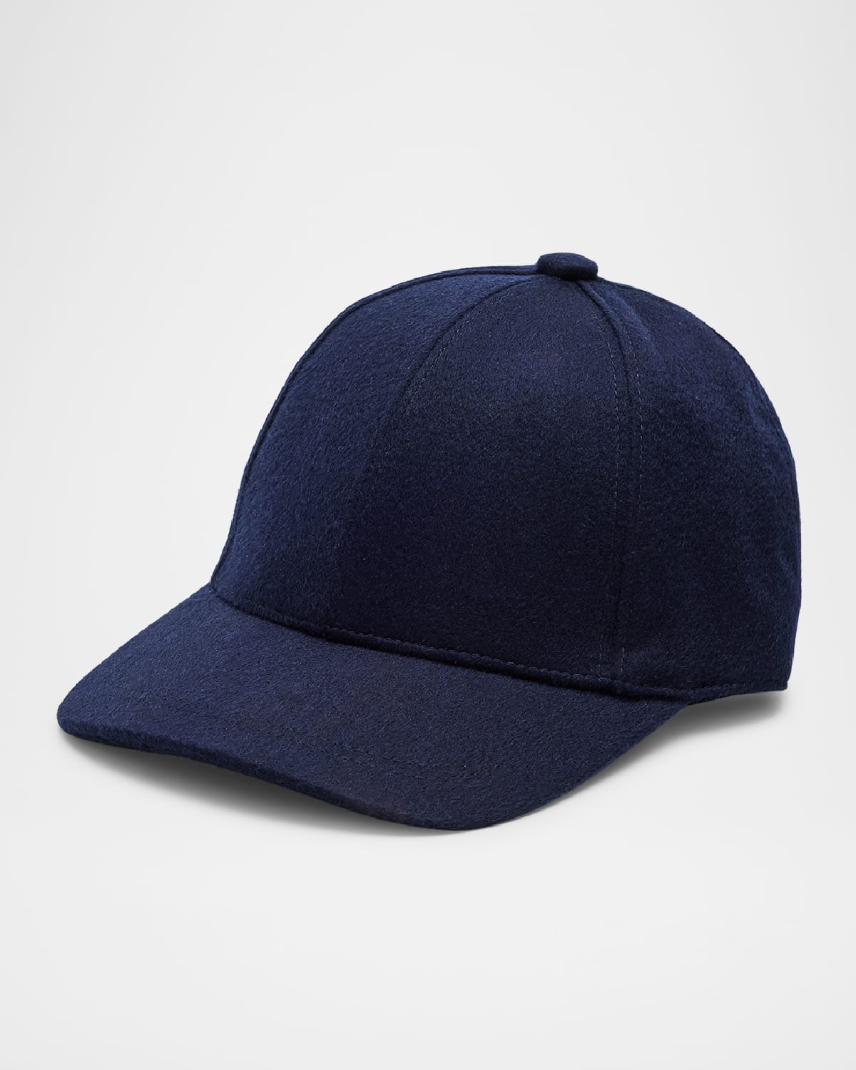 Neiman Marcus Men's Cashmere 6-panel Baseball Cap In Navy