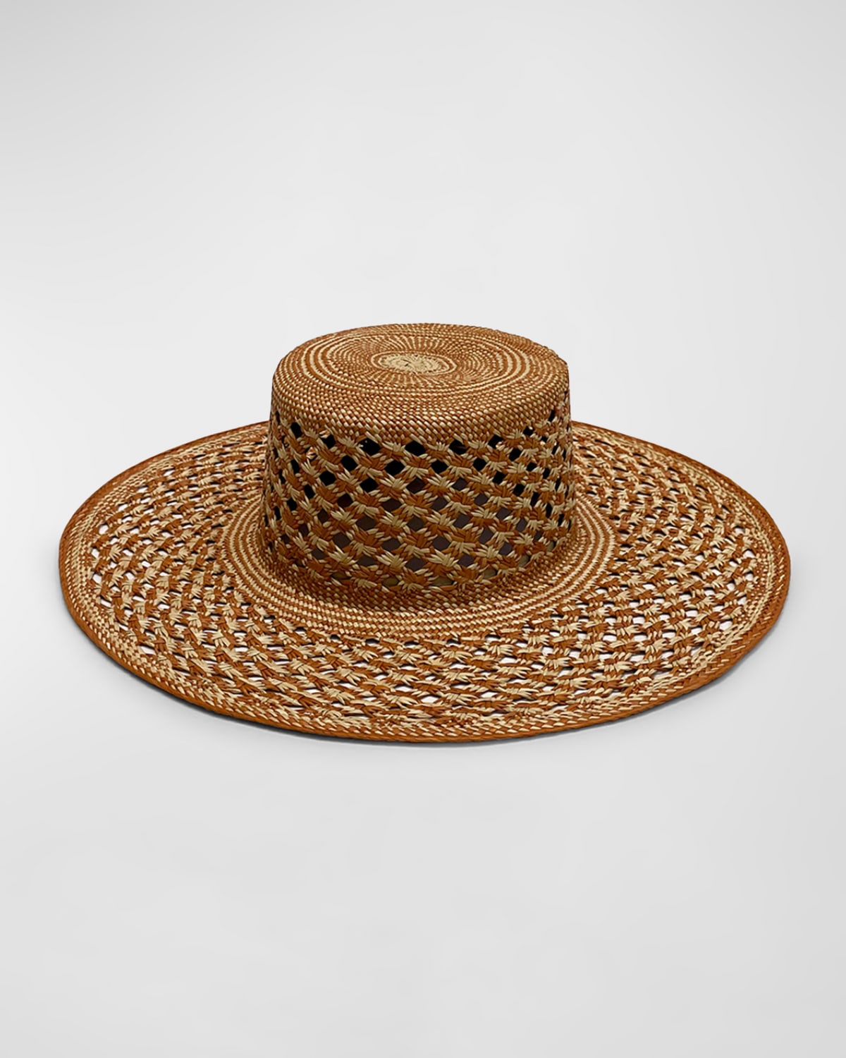 Carlota Woven Straw Large Brim Hat