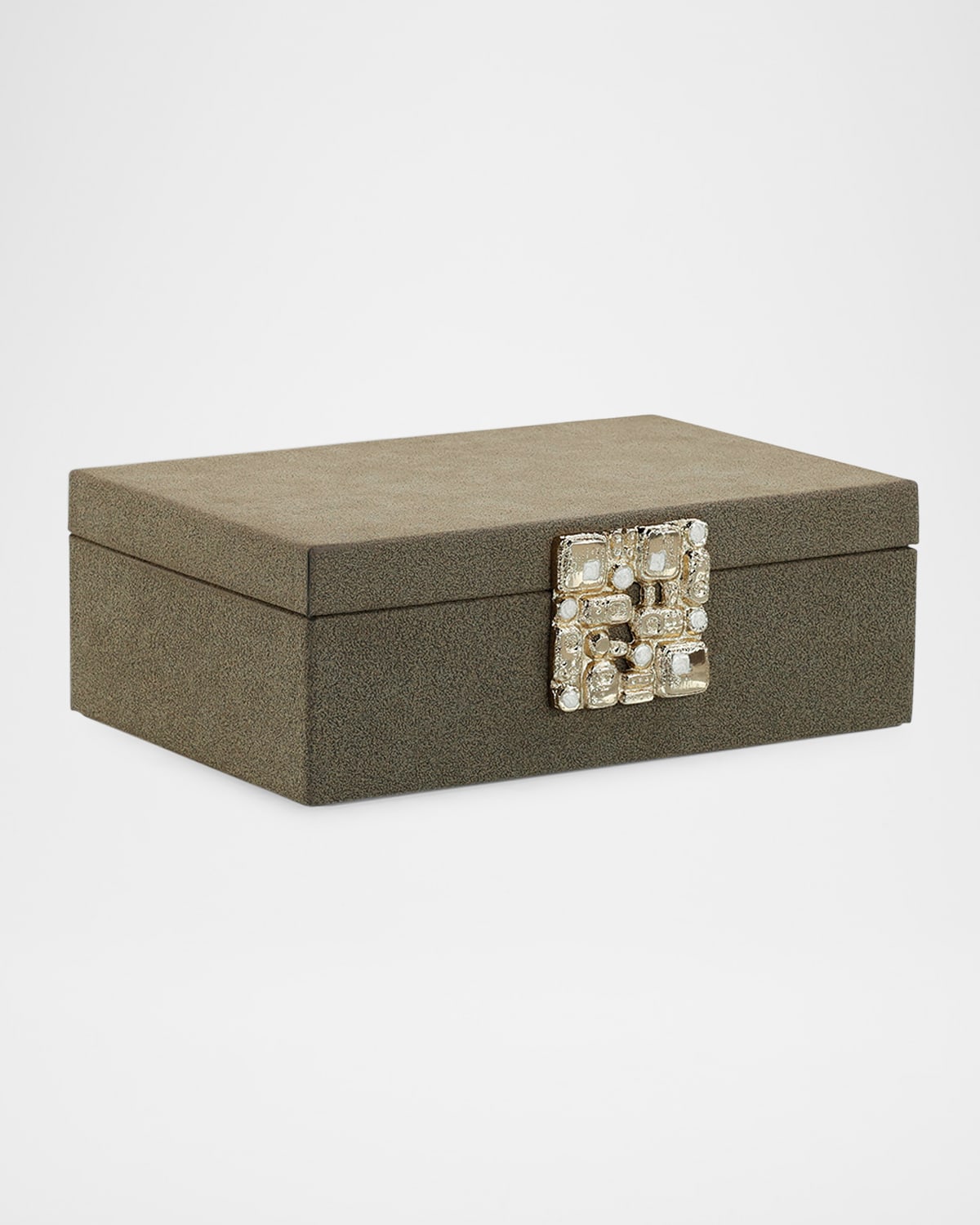 John-richard Collection Delian Box In Brown