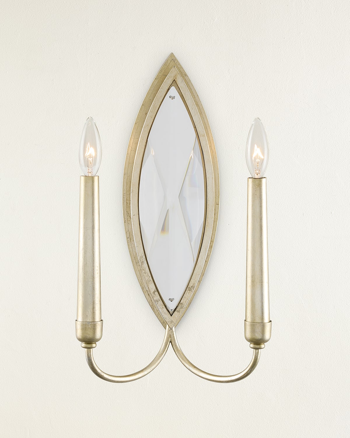 John-richard Collection Petaline 17" 2-light Wall Sconce In Champagne
