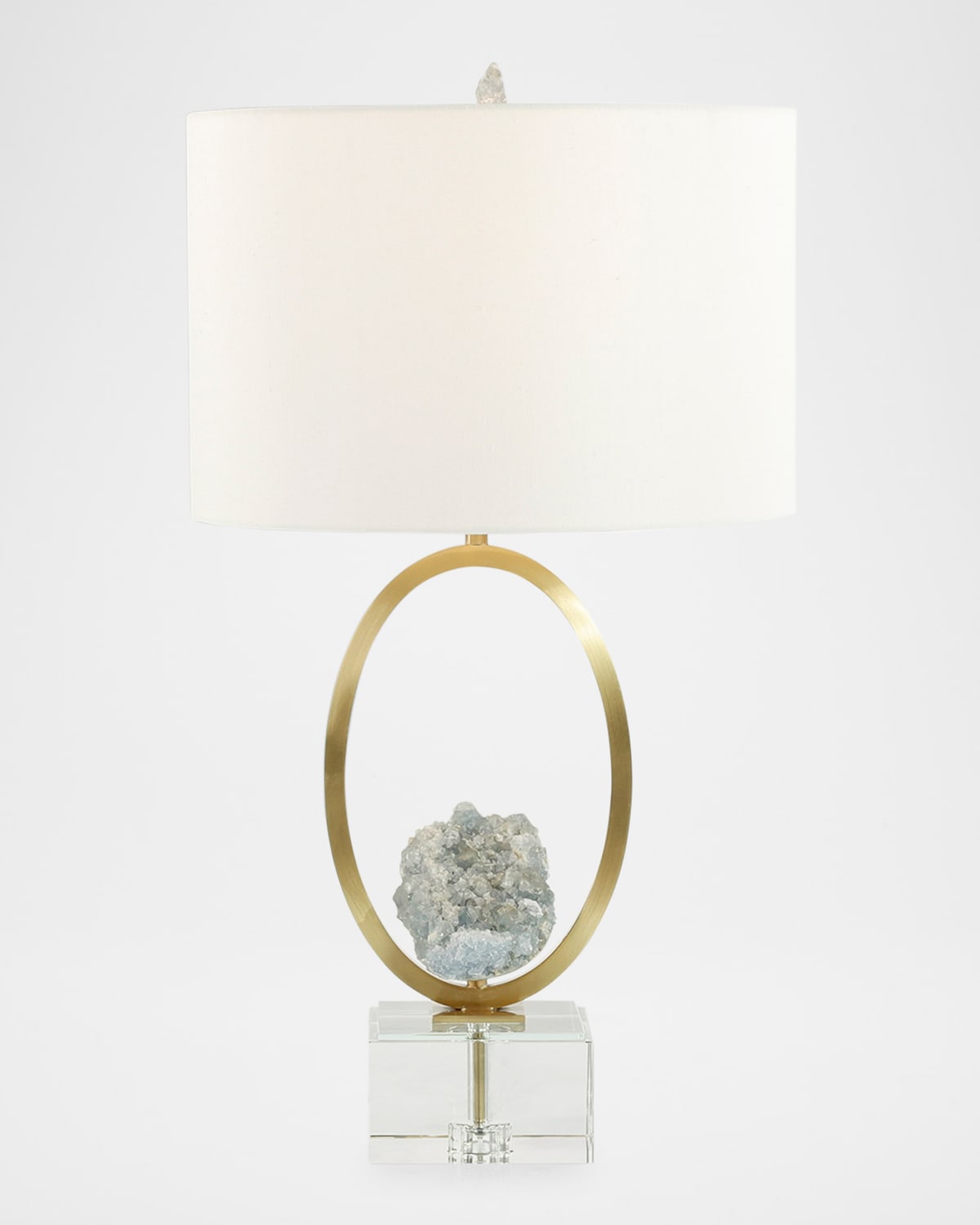 JOHN-RICHARD COLLECTION CRYSTAL GEODE 28" TABLE LAMP 
