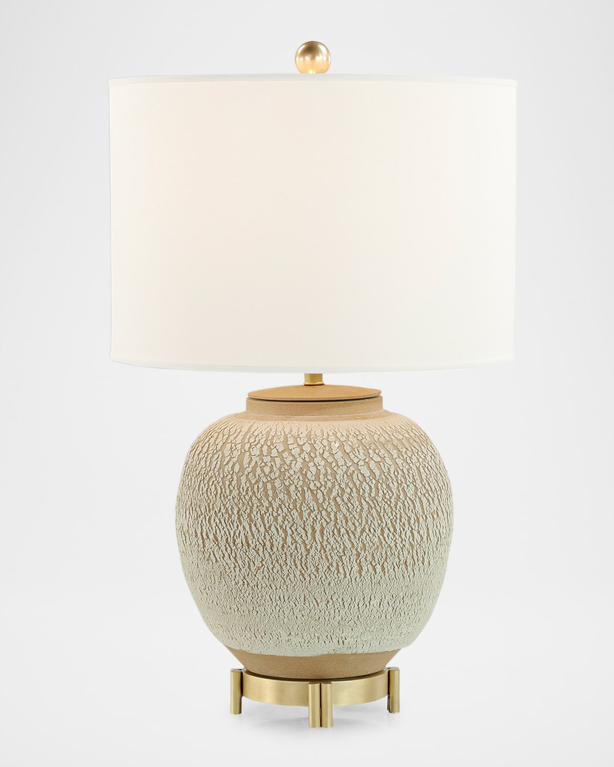 John-richard Collection Salt Flats 27" Table Lamp In White